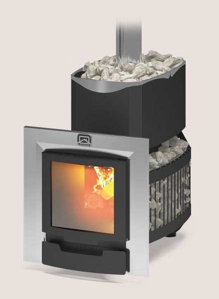 Печь банная Теплодар Русь Сетка дверка панорама 18л