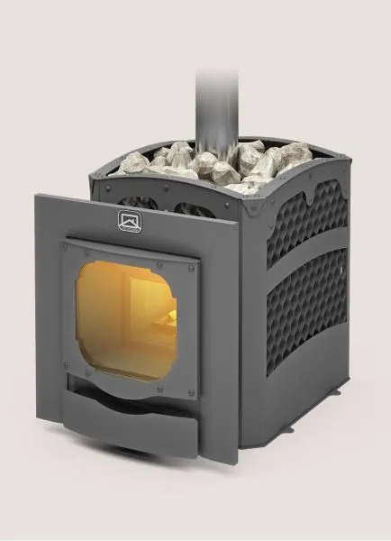 Печь банная Теплодар Былина сетка 18 чугунная