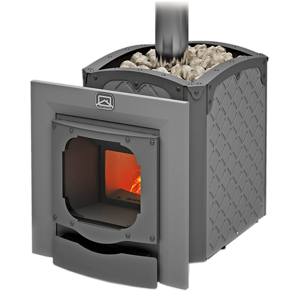 Печь банная Теплодар Былина 18 чугунная панорама